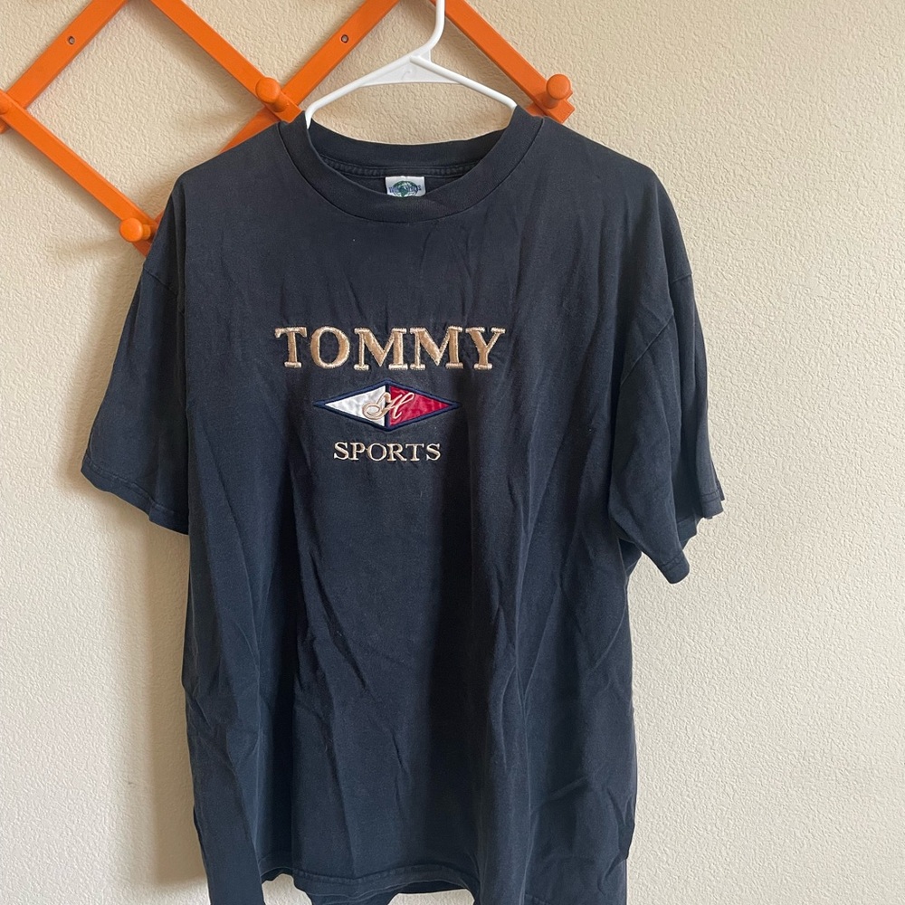Tommy Sports Dark Gray Cotton T-Shirt